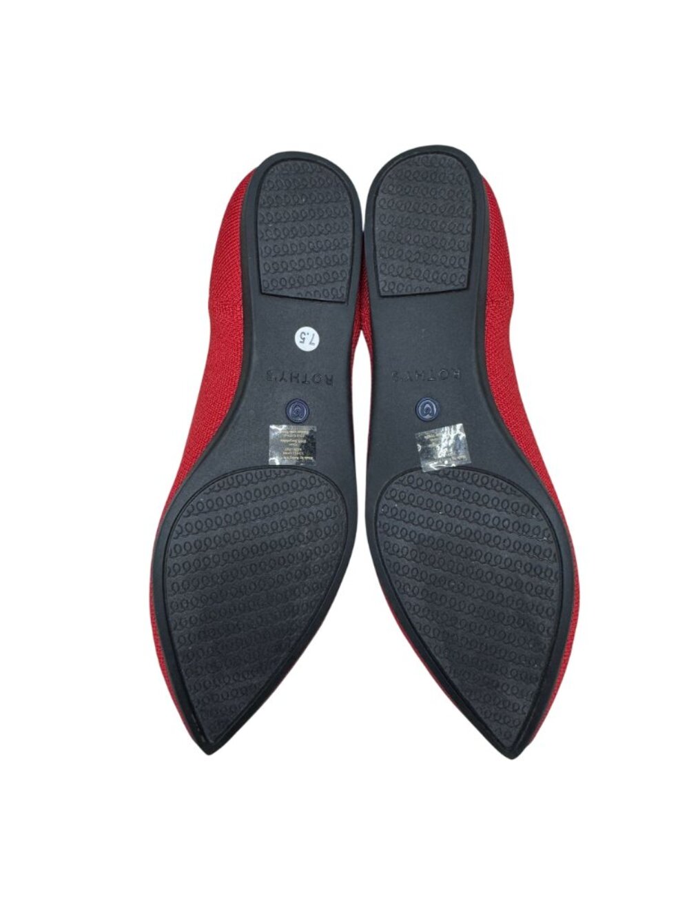 Rothy's The Point Flats In Red Women's Shoes, Size 7.5 NWOB - Picture 9 of 10